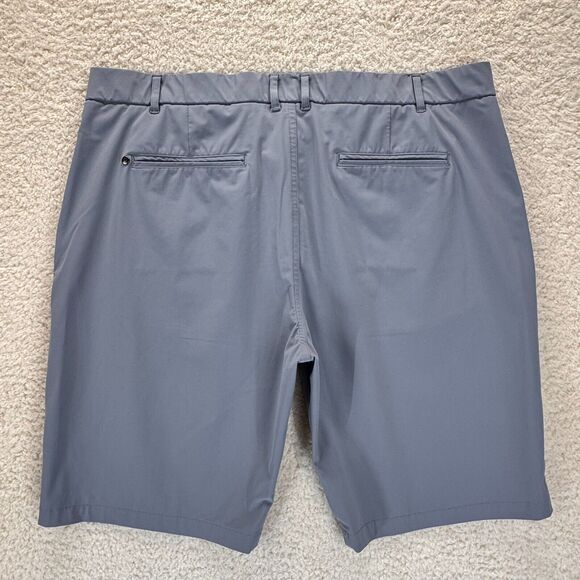Greyson Shorts Men Size 40 Gray Chino Golf Stretch Comfort Pockets Wolf Preppy - Picture 2 of 13